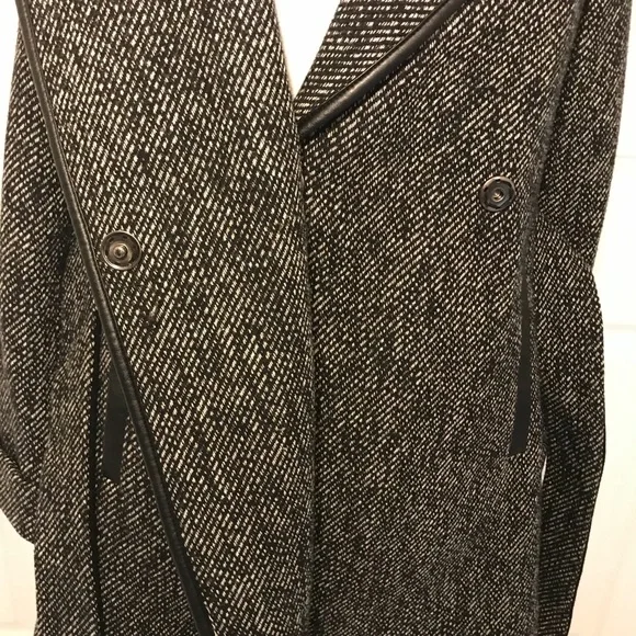 Trina Turk Jami Belted Tie Back Wool Coat Size 0 - Picture 8 of 11